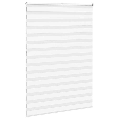 Zebragardin hvid 155x230 cm stofbredde 150,9 cm polyester