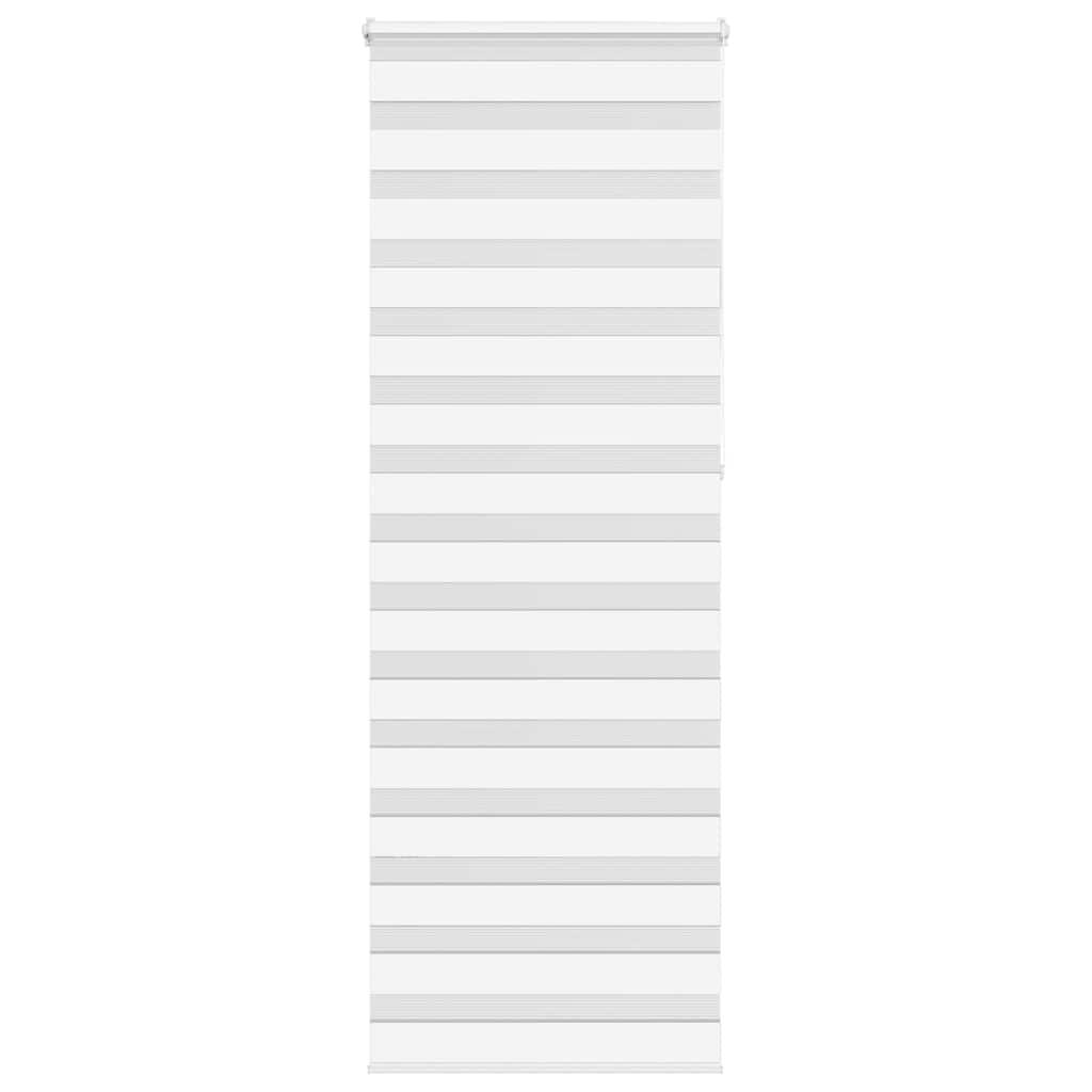 Zebragardin hvid 90x230 cm stofbredde 85,9 cm polyester