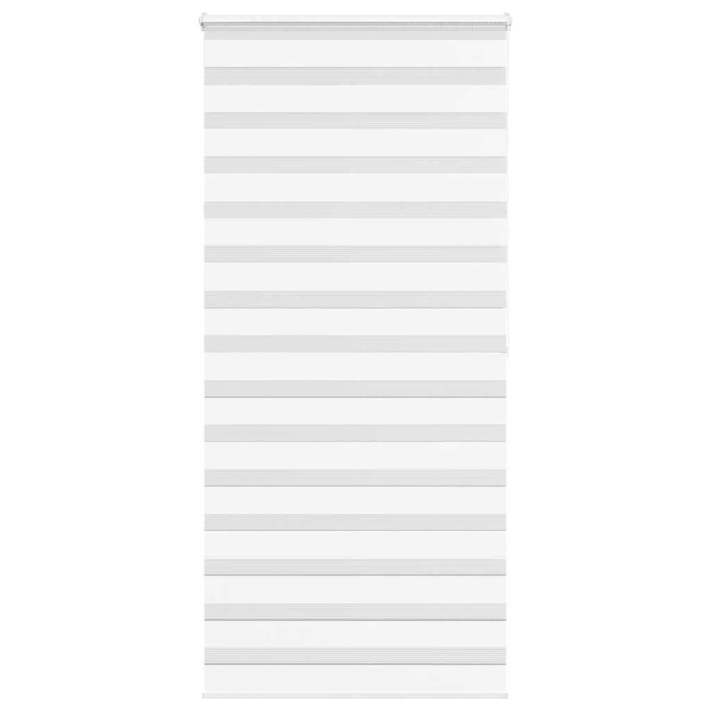 Zebragardin hvid 110x200 cm stofbredde 105,9 cm polyester