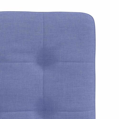 Spisebordsstole 6 stk. Jeans blåt stof