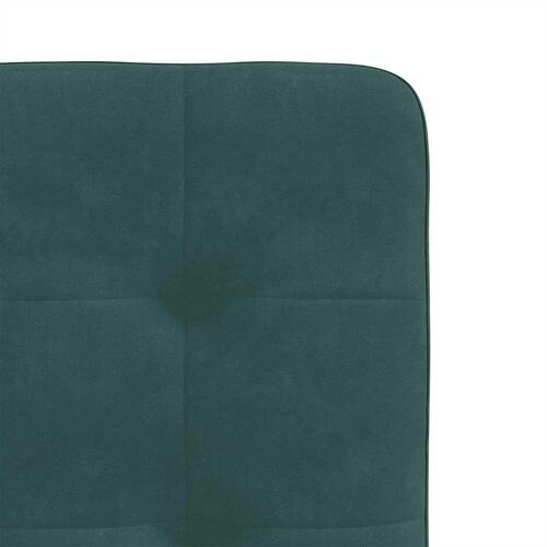 Spisebordsstole 4 stk. velour mørkegrøn