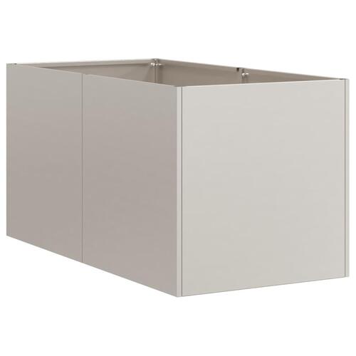 Plantekasse rustfarvet 40x80x40 cm forvitringsstål