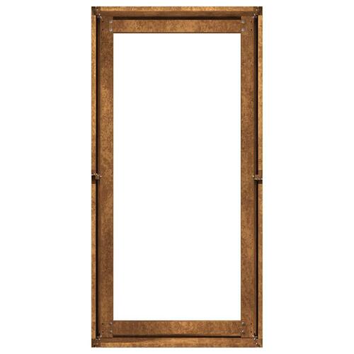 Plantekasse rustfarvet 40x80x40 cm forvitringsstål