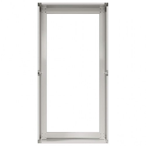 Plantekasse i rustfrit stål 40 × 80 × 40 cm - højbed til have og terrasse