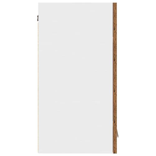 Vægskab til køkken 60x31x60 cm konstrueret træ antikt træ