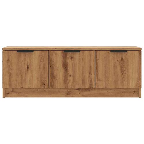 Tv-bord 102x35x36,5 cm konstrueret træ kunsteg