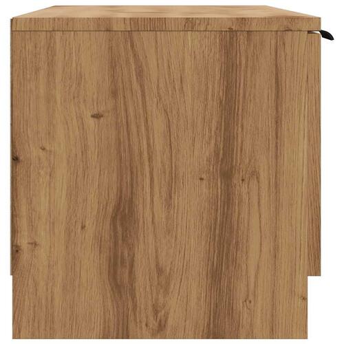 Tv-bord 102x35x36,5 cm konstrueret træ kunsteg