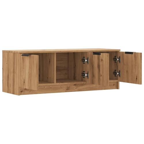 Tv-bord 102x35x36,5 cm konstrueret træ kunsteg