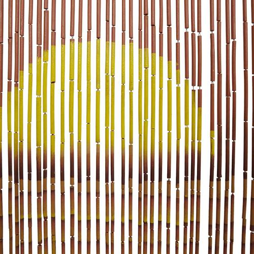 Insektgardin til døren palmetræ print 100x220 cm bambus