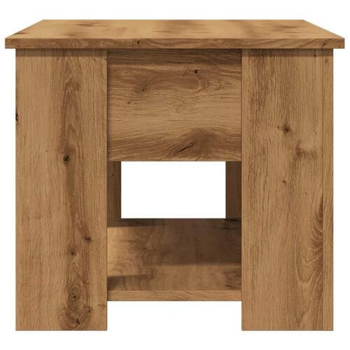 Sofabord 79x49x41 cm konstrueret træ kunsteg