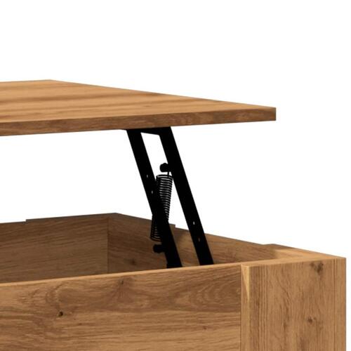 Sofabord 79x49x41 cm konstrueret træ kunsteg