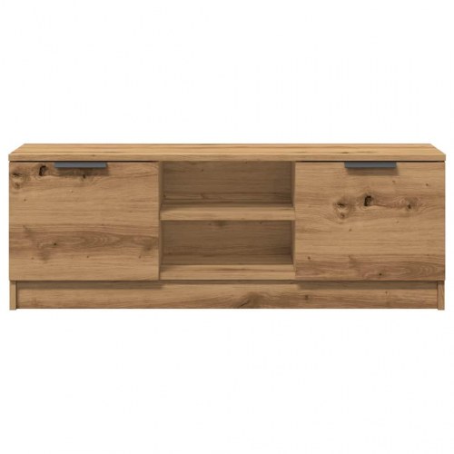 Tv-bord 102×35×36,5 cm i konstrueret træ - kunsteg