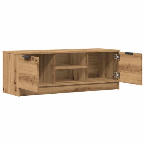 Tv-bord 102×35×36,5 cm i konstrueret træ - kunsteg