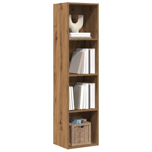 Bogreol / tv-bord 36 × 30 × 143 cm i konstrueret træ - kunsteg