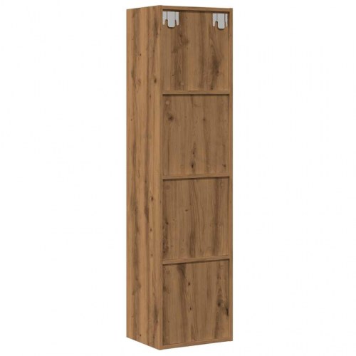 Bogreol / tv-bord 36 × 30 × 143 cm i konstrueret træ - kunsteg