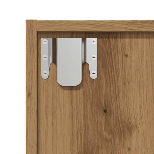 Bogreol / tv-bord 36 × 30 × 143 cm i konstrueret træ - kunsteg