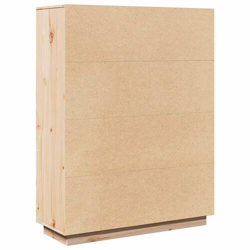 Højskab 89x34x116,5 cm massivt fyrretræ