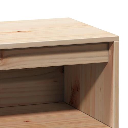 Højskab 89x34x116,5 cm massivt fyrretræ