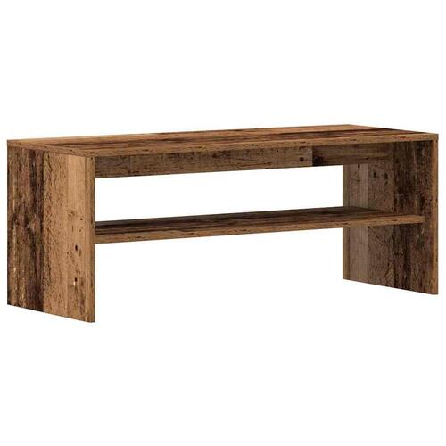 Tv-bord 100x40x40 cm konstrueret træ antikt træ