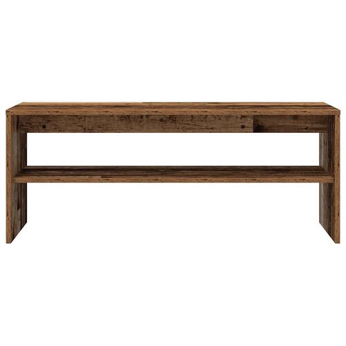 Tv-bord 100x40x40 cm konstrueret træ antikt træ