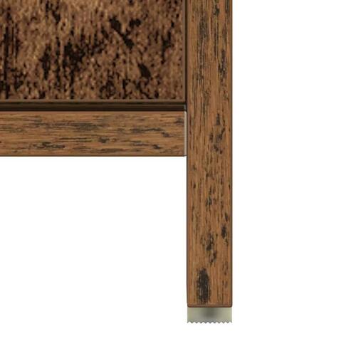Underskab til håndvask 60x30x60 cm konstrueret træ gammelt træ