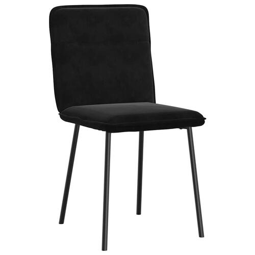 Spisebordsstole 4 stk. velour sort