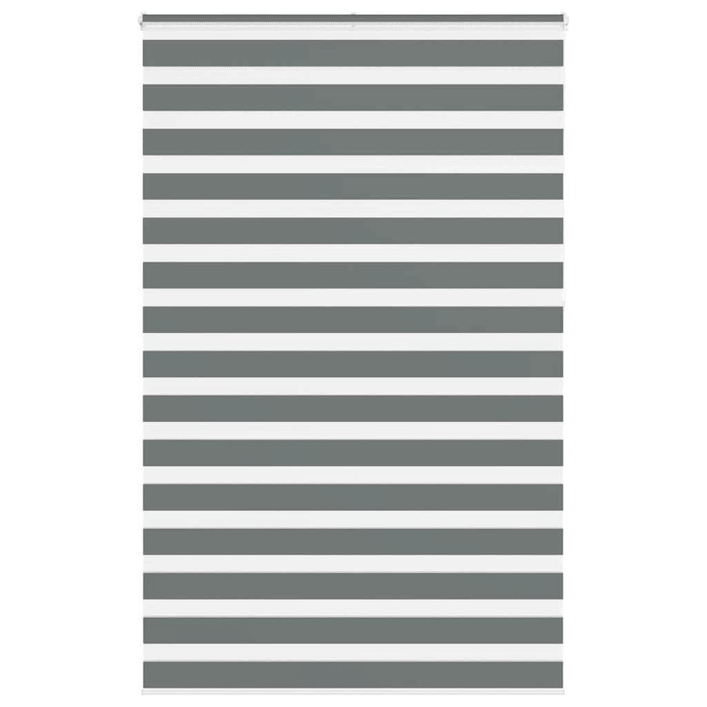 Zebragardin mørkegrå 145x230 cm stofbredde 140,9 cm polyester