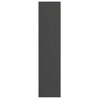 Dørmåtte Stribe Sort og Grå 115x500 cm