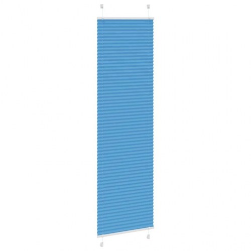 Plisségardin blå 65 x 200 cm - stofbredde 64,4 cm