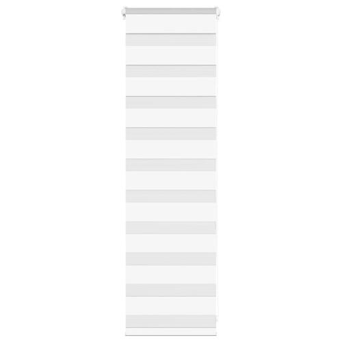 Zebragardin hvid 45x100 cm stofbredde 40,9 cm polyester
