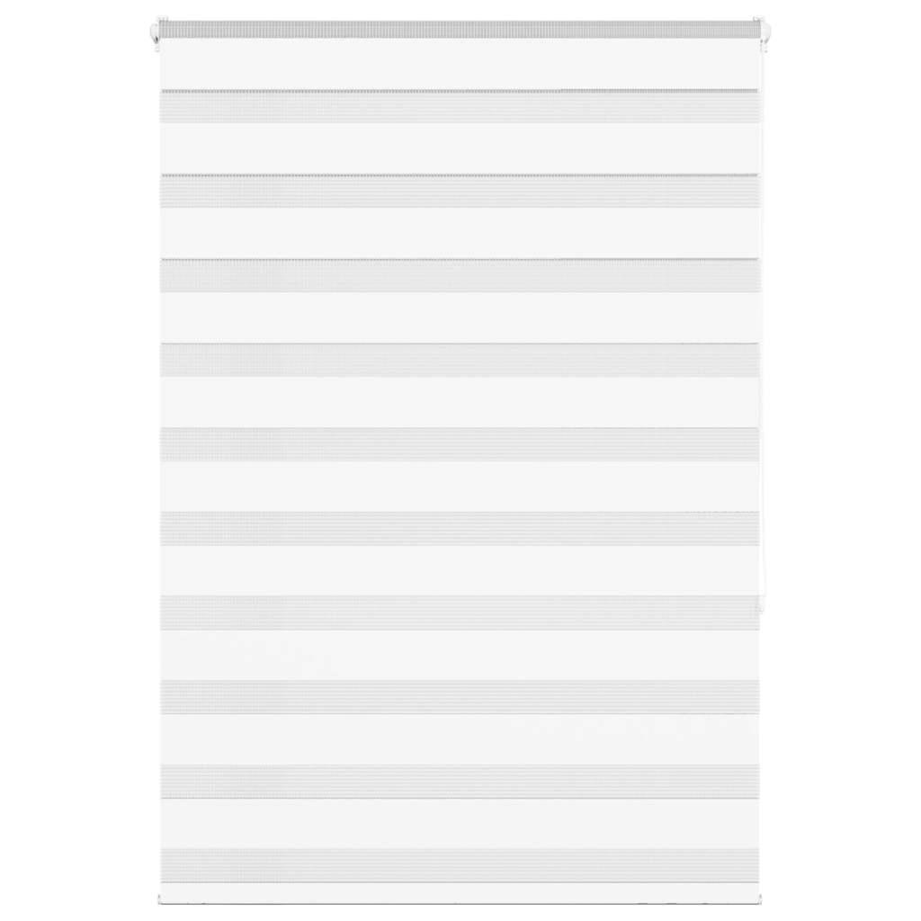 Zebragardin hvid 115x150 cm stofbredde 110,9 cm polyester