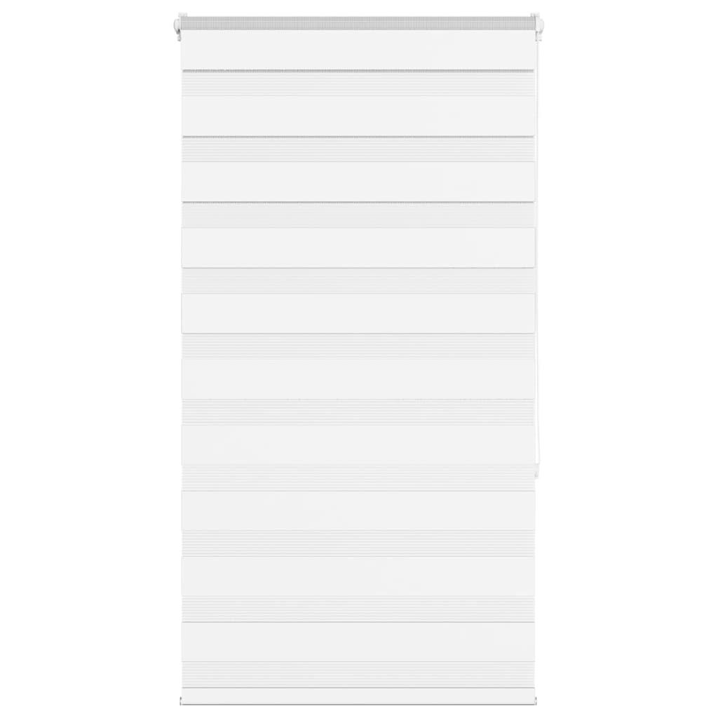 Zebragardin hvid 90x150 cm stofbredde 85,9 cm polyester