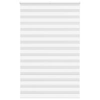 Zebragardin hvid 140x230 cm stofbredde 135,9 cm polyester