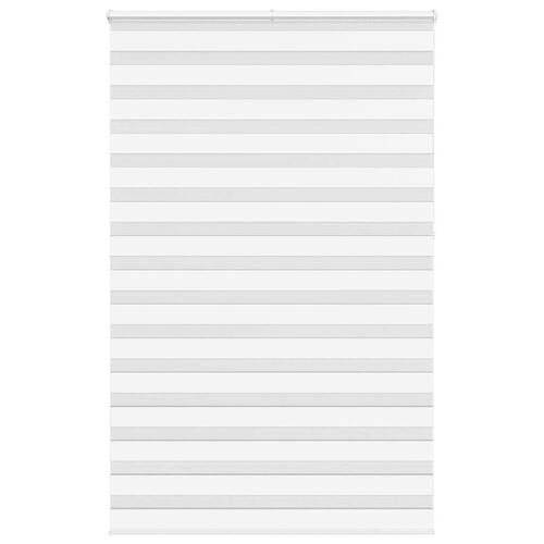 Zebragardin hvid 140x230 cm stofbredde 135,9 cm polyester