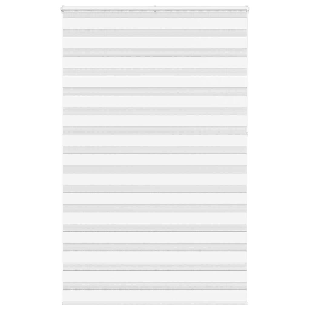 Zebragardin hvid 140x230 cm stofbredde 135,9 cm polyester