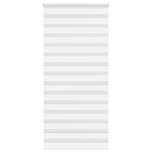 Zebragardin hvid 105x230 cm stofbredde 100,9 cm polyester