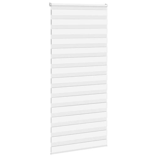 Zebragardin hvid 105x230 cm stofbredde 100,9 cm polyester