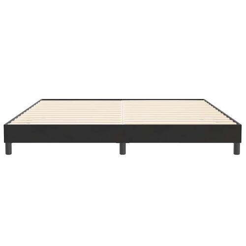 Sengeramme uden madras 200x210 cm fløjl sort