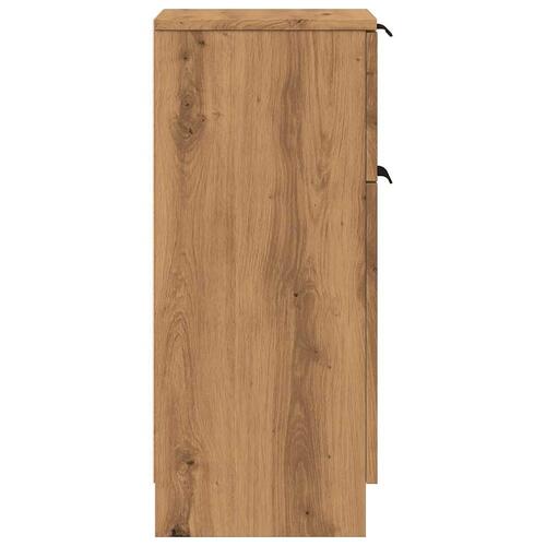 Skænk 30x30x70 cm konstrueret træ kunsteg