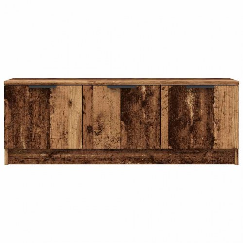 Tv-bord i konstrueret træ - 102×35×36,5 cm, gammelt trælook