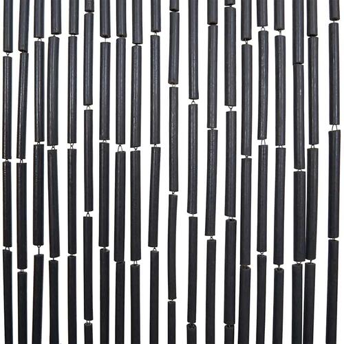 Insektgardin til døren 100x200 cm bambus mørkegrå