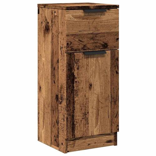 Skænk 30x30x70 cm konstrueret træ antikt træ