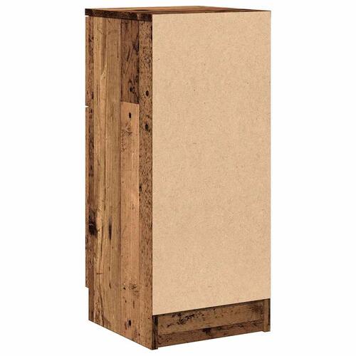 Skænk 30x30x70 cm konstrueret træ antikt træ