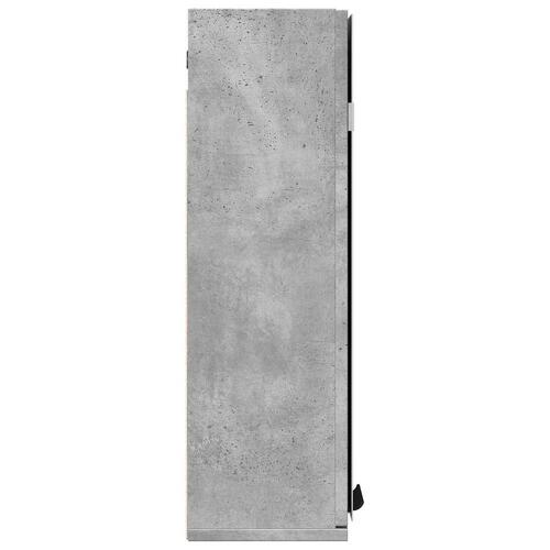 Badeværelsesskab med spejl 64x20x66,5 cm konstrueret træ