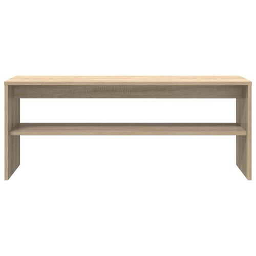 Tv-bord 100x40x40 cm konstrueret træ sonoma-eg