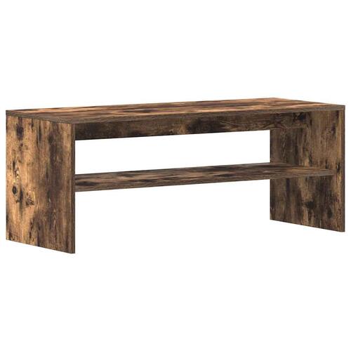 Tv-bord 100x40x40 cm konstrueret træ røget egetræsfarve
