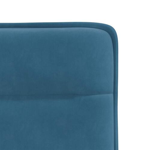 Spisebordsstole 4 stk. velour blå