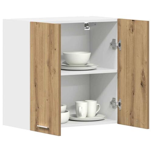 Vægskab til køkken 60x31x60 cm konstrueret træ kunsteg