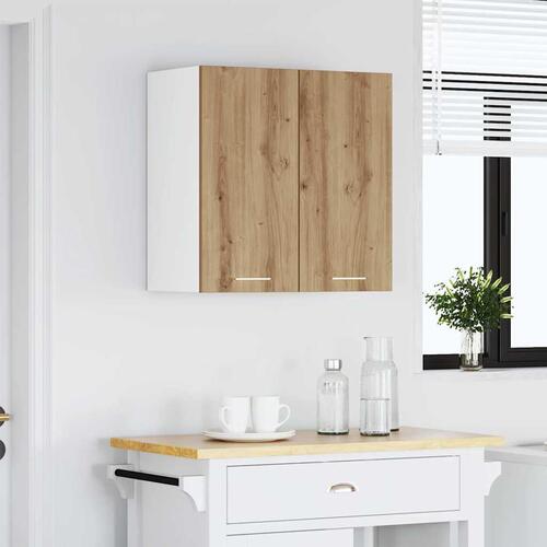 Vægskab til køkken 60x31x60 cm konstrueret træ kunsteg