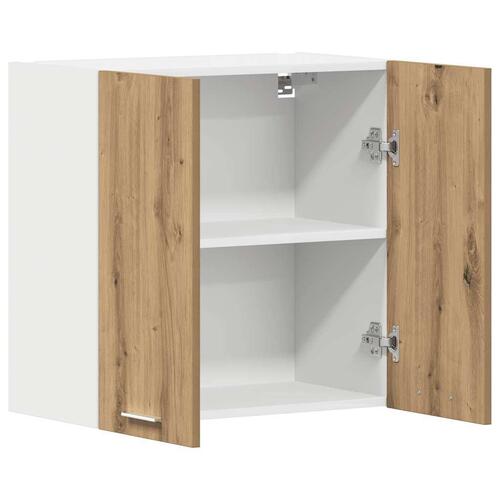 Vægskab til køkken 60x31x60 cm konstrueret træ kunsteg